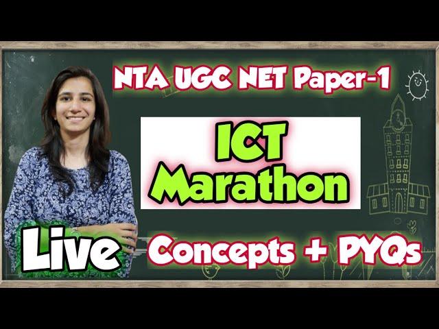 ICT Marathon-5 | NTA UGC NET Paper-1 | Concepts with PYQs | Inculcate Learning | Ravina