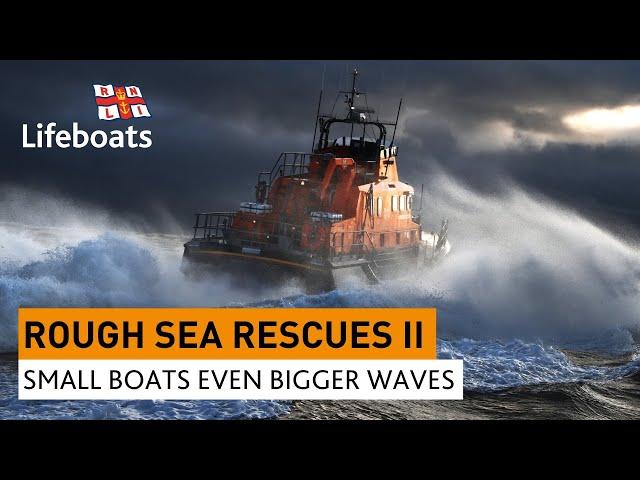 Rough weather lifeboat rescues by the RNLI in 2020