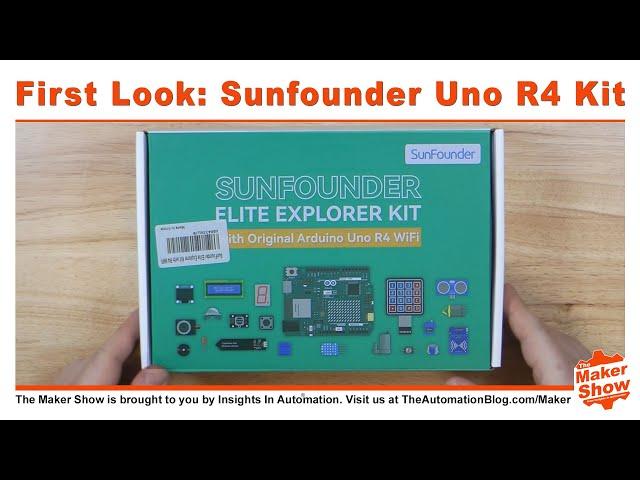 Sunfounder's Uno R4 Elite Explorer Arduino Starter Kit (2024)