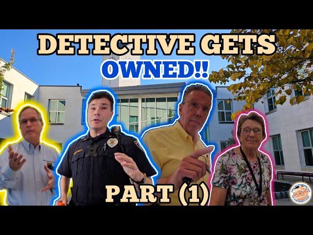 DETECTIVE GETS *OWNED* SHUT YOUR MOUTH  *KAREN CRIES* TO POLICE FIRST AMENDMENT MIDDLETOWN, PA