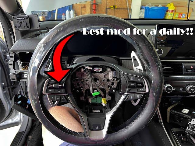 A MUST MOD For Daily Accords! How to install heated steering wheel! (and any aftermarket one!)