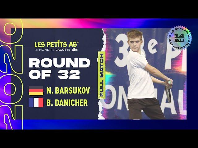 Les Petits As 2020 | Boys Round of 32 | Nikolai Barsukov vs. Bastien Danicher