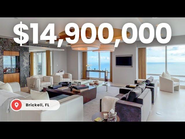 SENSATIONAL $14.9M Miami Penthouse at Four Seasons, Brickell w/ UNREAL VIEWS & 7,438 SF w/ Theater!!