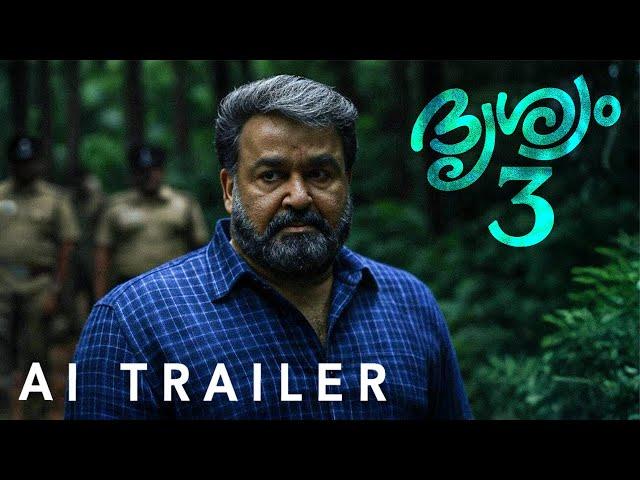 Drishyam 3 - AI Trailer | Mohanlal | Mammootty | Jeethu Joseph | Aashirvad Cinemas