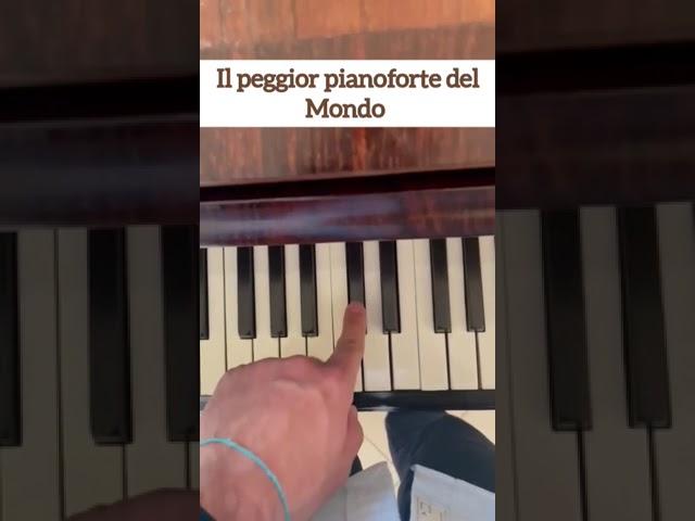 Il peggior pianoforte del Mondo #musica #piano #shorts #maestroberti