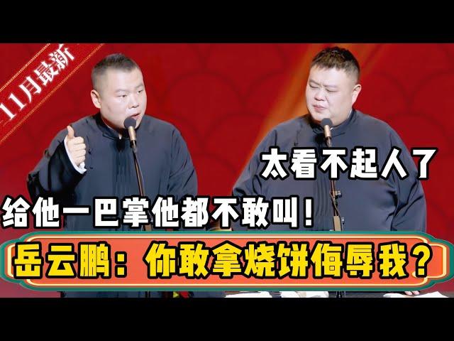 【11月最新】岳云鹏：谁提烧饼？你敢拿烧饼侮辱我？孙越：就是，这也太看不起人了！岳云鹏：给他一巴掌他都不敢叫！！！| 德云社相声大全 |  #岳云鹏 #孙越 #德云社最新相声 #助眠