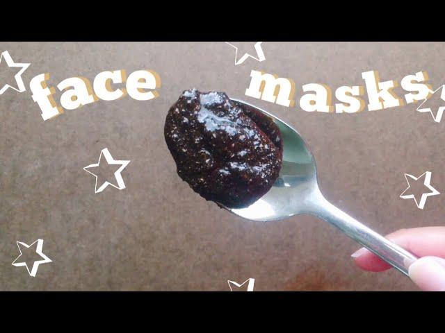 DIY AT HOME FACE MASKS (SUPER EASY)