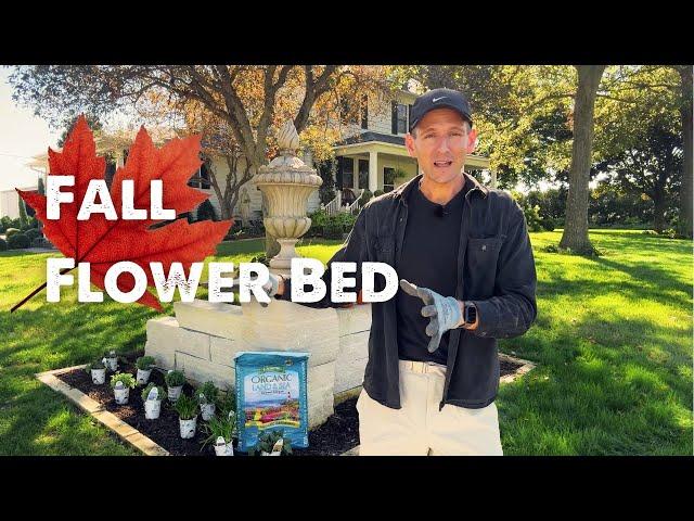 Planting a New FALL FLOWER BED  || Wyse Guide