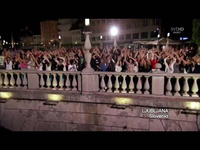 HD HDTV ESC Eurovision Song Contest 2010 Final - Interval Act - Flash Mob & Madcon - Glow