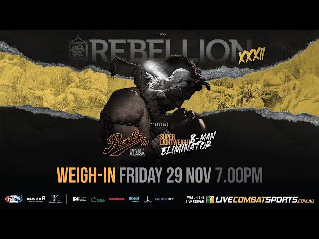  LIVE WEIGH-IN | Roots Muaythai 27 | Rebellion Muaythai 32: Official Weigh-Ins