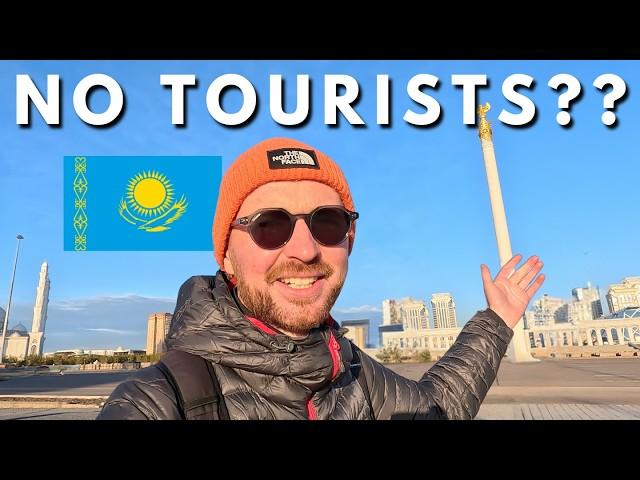 WE were the ONLY tourists in this city!!  Meeting friendly locals in Astana, Kazakhstan