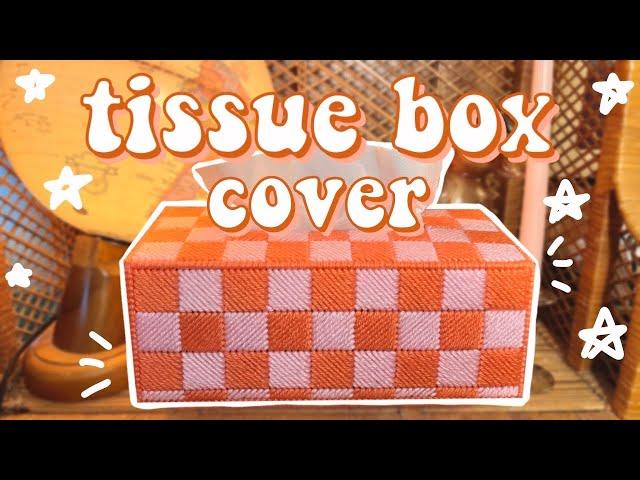 Checkerboard Tissue Box Cover Tutorial!