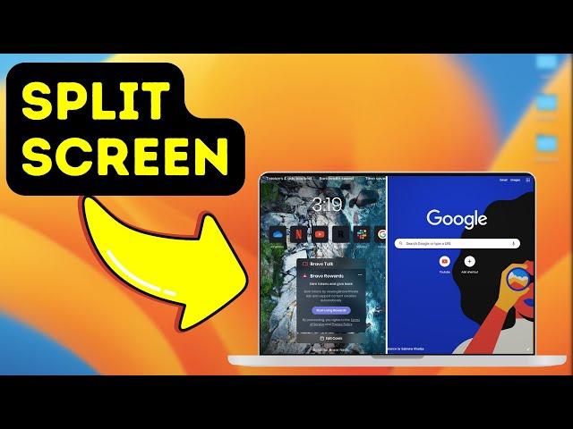 How To Do Split Screen In Macbook Air/ Pro or iMac