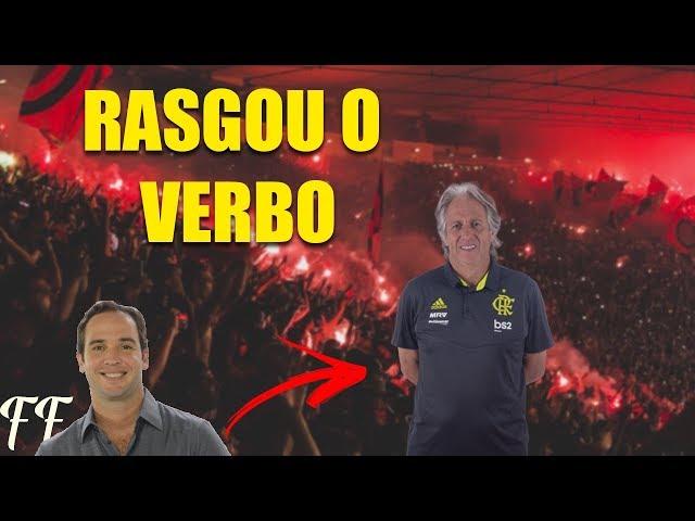 CAIO RIBEIRO FALANDO DE JORGE JESUS