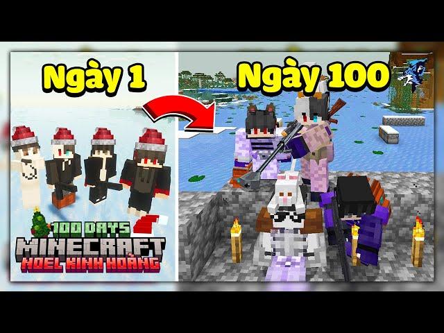 Siro Và NeyuQ Cùng Bộ Tứ Báo Thủ Sinh Tồn 100 Ngày Minecraft Noel Kinh Hoàng Siêu Bất Ổn