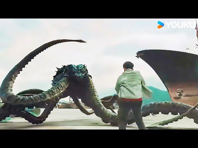 The boy was infected and mutated by a sea monster! | Sea Monster | YOUKU MONSTER MOVIE