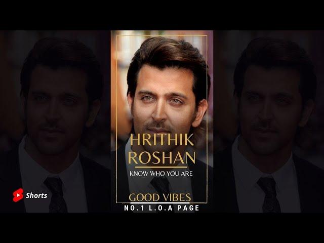 Hrithik Roshan Quotes | Know Who You Are #shorts