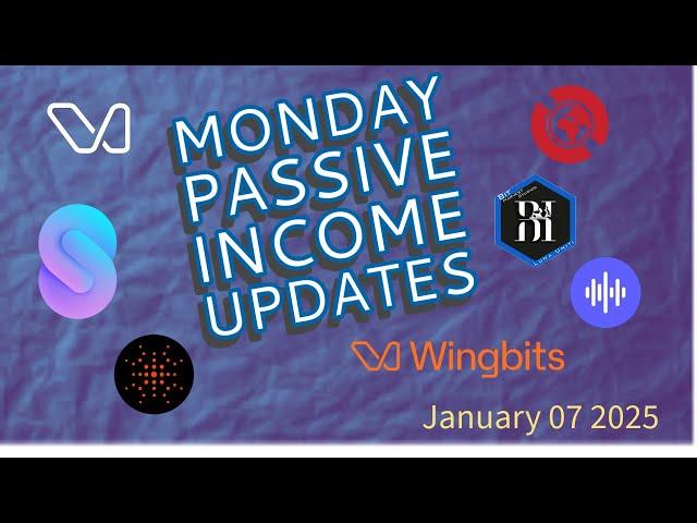 Crypto Projects Update  1-7-25 - Soarchain | GRASS | Wingbits | Nubila | Silencio | CHIRP | Ponzi's