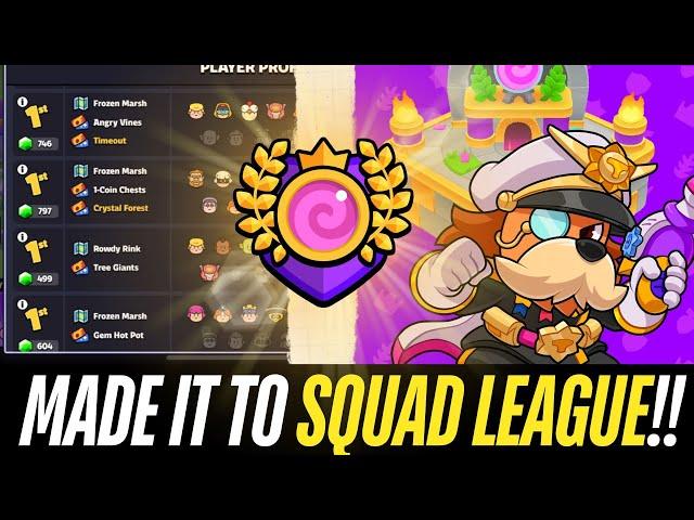 Made It To The SQUAD LEAGUE With An INSANE Win Rate in Squad Busters!!!