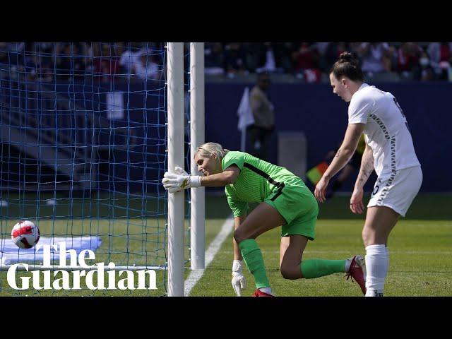 New Zealand defender Meikayla Moore scores hat-trick of own goals in SheBelieves Cup