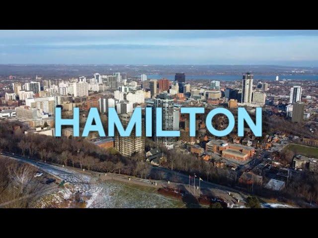 HAMILTON, Ontario, Canada (4K Drone Tour)