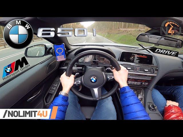 BMW 650i xDrive (449 HP) TURBOCHARGED V8 POV/REVIEW by NoLimit4U