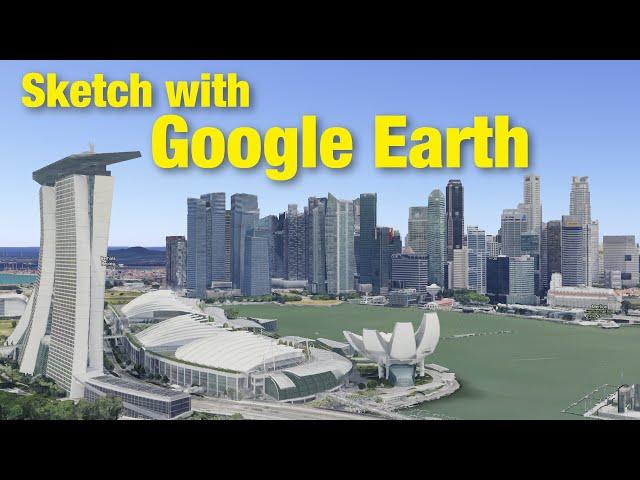 For Urban Sketchers at Home: How to Sketch with Google Earth
