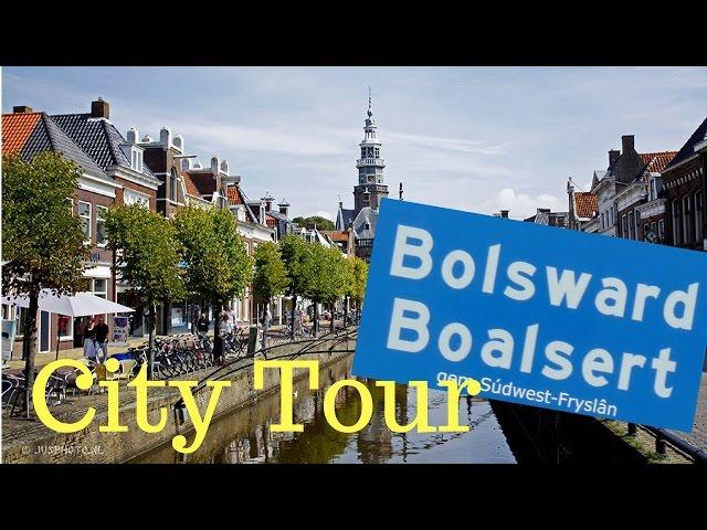 Bolsward (Boalsert)  Friesland (Fryslân) The Netherlands (City Tour) GoPro