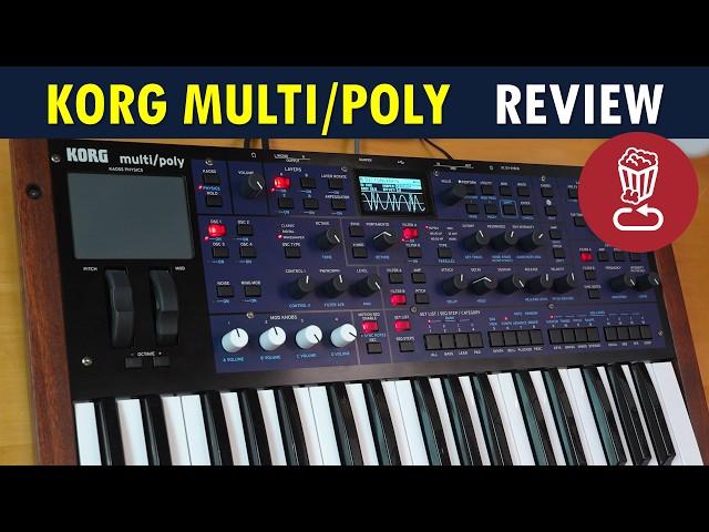 KORG MULTIPOLY Review // vs modwave & more // 70 presets // multi/poly tutorial