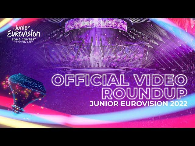 Junior Eurovision 2022: Official Video Roundup - All 16 Songs - #SpinTheMagic