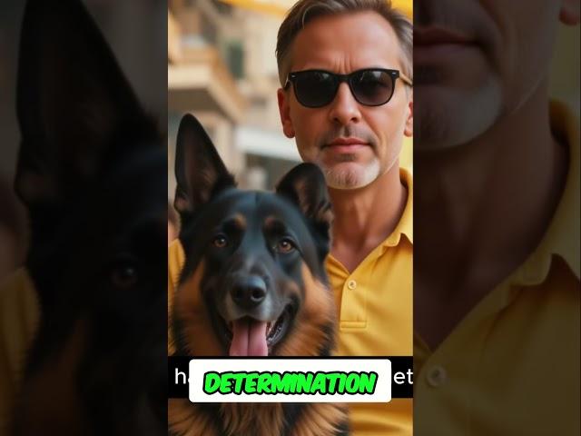 Dog saves blind owner | german shepherd, animal puppy #DogStories #GermanShepherd #DogShorts #Shorts