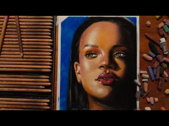 The Splendor of Rihanna's Face in the Poetics of Painting | Painting Rihanna