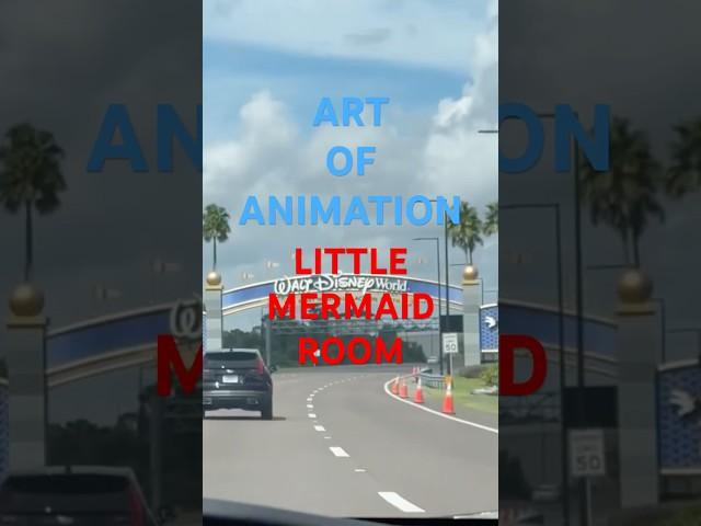 We loved Art of Animations’ Little Mermaid Room #artofanimationresort #disney