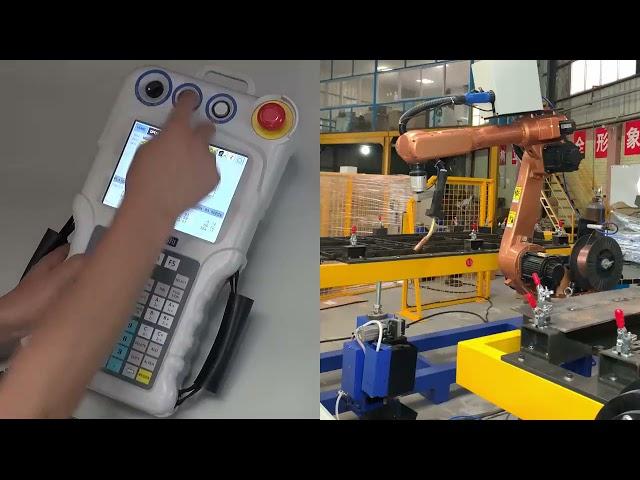 P10 Hwashi welding robot programming- Setting of arc welding program