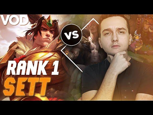 JE TOMBE CONTRE LE RANK 1 SETT - SoloQ Challenge 2024 - Garen vs Sett - Patch 14.18