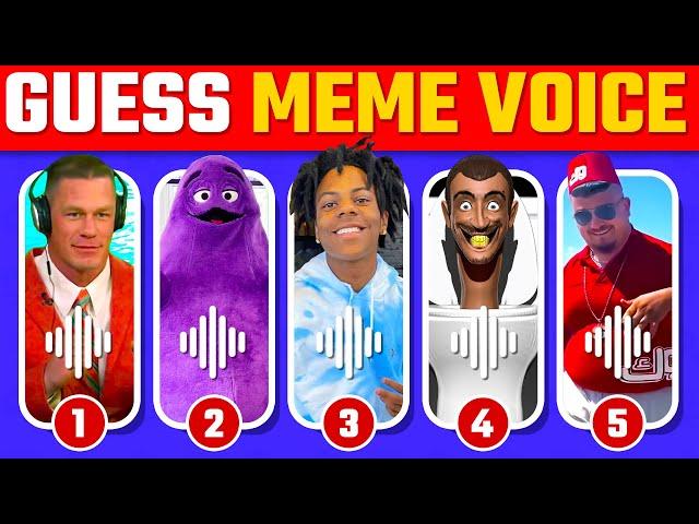 Guess Meme Voice | Wednesday Dance, Skibidi Toilet, The Rock, MrBeast, Skibibidi Dom Dom