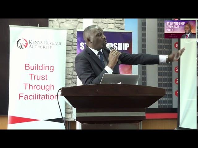 KRA Stewardship Week Part 5 - Pr. Abitana Hachamba