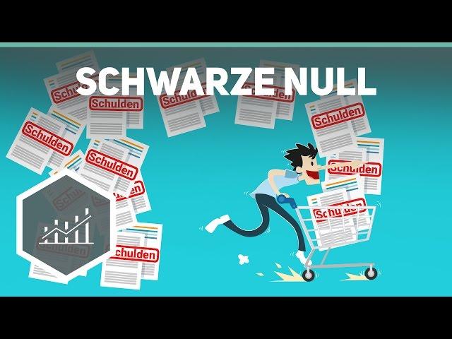 Schwarze Null - Keine neuen Schulden im Bundeshaushalt