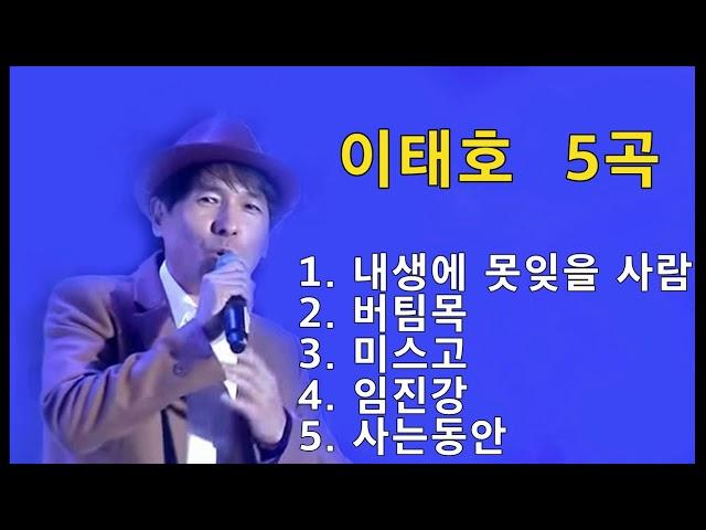 이태호 5곡 -  내생에 못잊을 사람 / 버팀목 / 미스고 / 임진강 / 사는동안