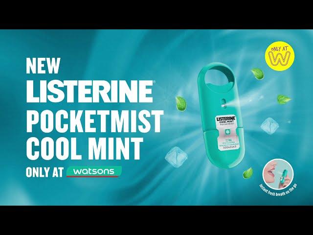 NEW Listerine® Pocketmist Cool Mint for Healthy Breath On The Go!