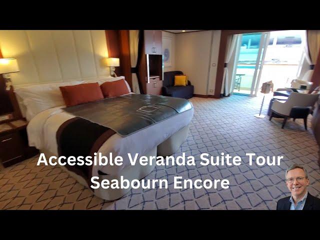 Accessible Veranda Suite Tour I Seabourn Encore #luxurytravel