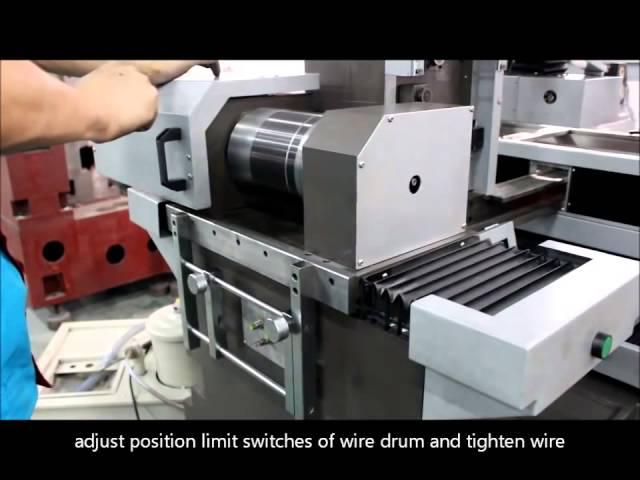 Molybdenum wire cut operation video