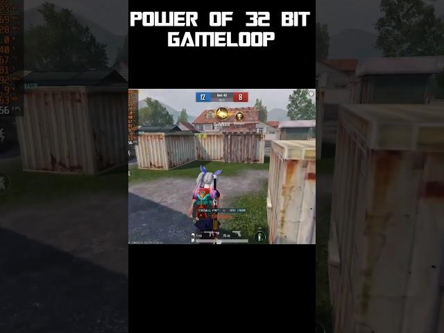 GAMELOOP 32 BIT VS 64 BIT GAMELOOP FPS COMPARISON  #viral #gameloop  #pubgmobile