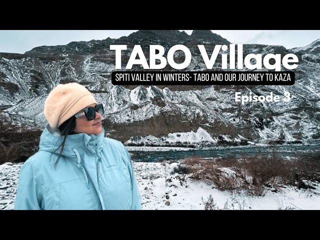 Spiti Valley in Winters!! Tabo in snow and drive to Kaza #travel #spiti #snow