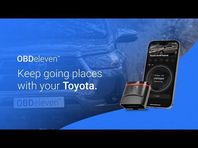 Keep going places with your Toyota | OBDeleven