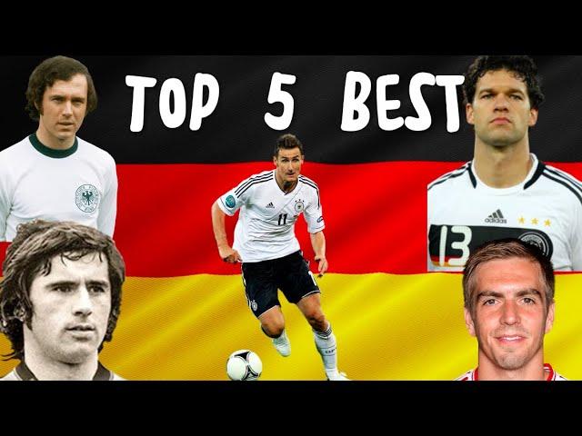 Top 5 Best German Footballers Ever | Fununzip