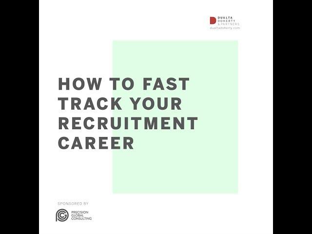 Recruiter Startup Podcast: How To Fast Track Your Recruitment Career