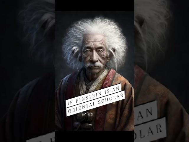 If Einstein is an Oriental Scholar #ai #aiart #aiartcommunity #aiartwork #aiartworks #midjourney