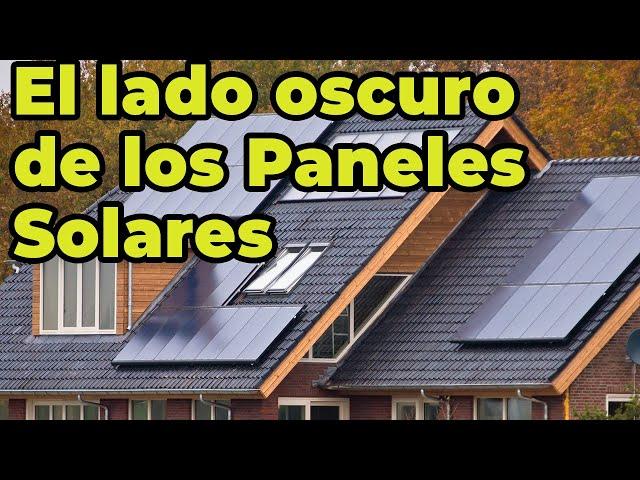 El verdadero problema de los paneles solares