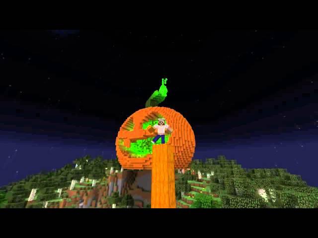 Minecraft vs Zombies   GIGA JACK O' LANTERN Halloween!   PvZ  Land   www getlinkyoutube com